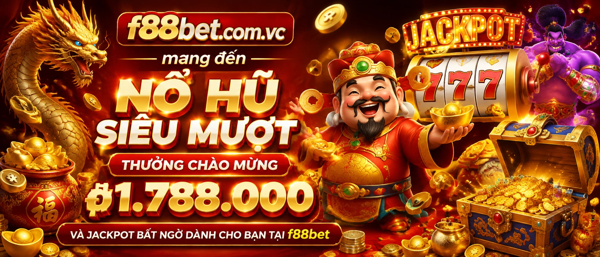 Ảnh khu Nổ Hũ jackpot của F88BET