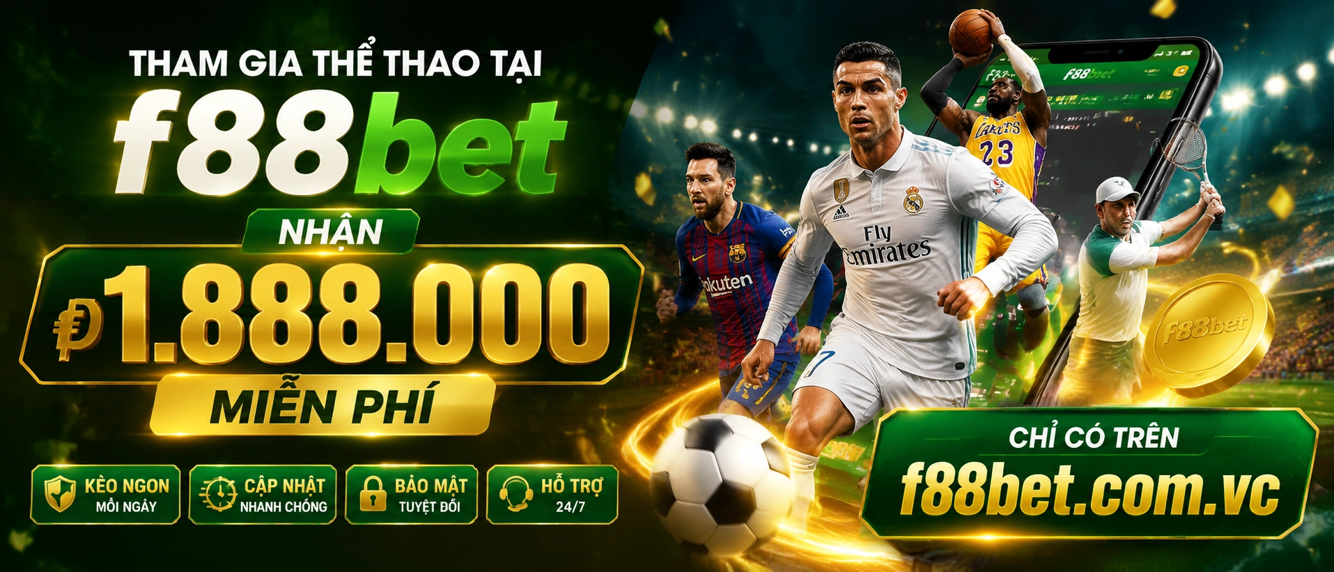 Giao diện Thể Thao F88BET