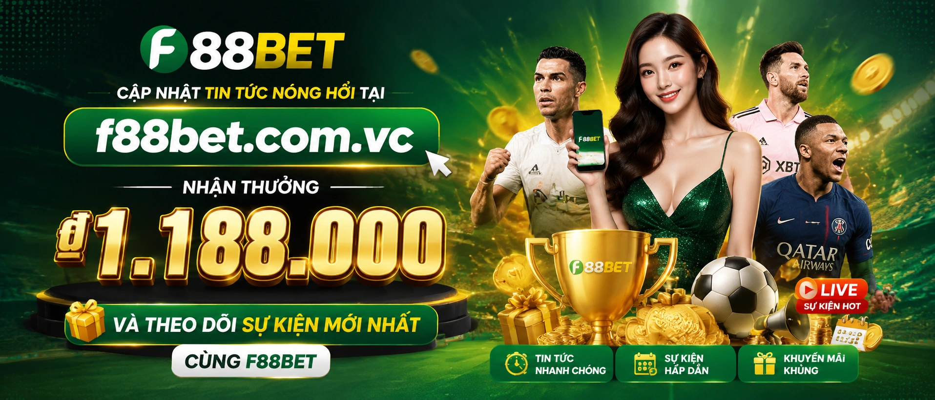 Tin tức F88BET mới nhất với ưu đãi và cập nhật sự kiện